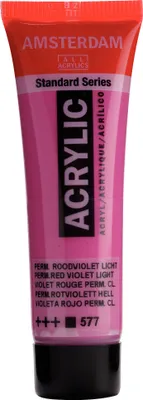 Obrázok produktu pre Amsterdam Standard Series Akrylová farba v tube 20 ml Permanentná červená fialová svetlá 577