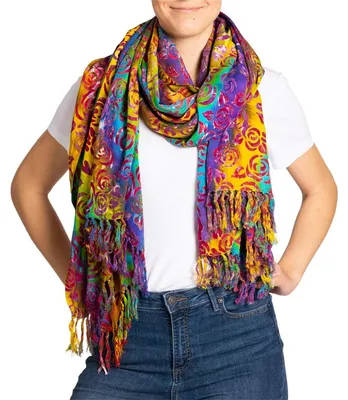 Produktbild von Einzigartige Batik-Schals für jede Jahreszeit