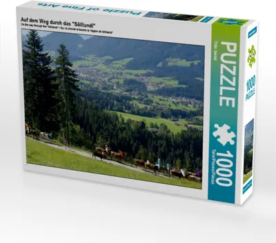 Produktbild von Calvendo Auf dem Weg durch das "Sölllandl" 1000 Teile Puzzle quer 640x480mm, Seidel Thilo; 7377337