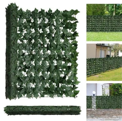 Obrázok produktu pre Plastová markíza s UV ochranou, 3 x 1 m, tmavozelená, ochranná markíza na balkón a terasu