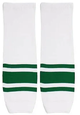 Productafbeelding van Merco hockeysokken, model Malše, wit-groen, verpakking van 1 paar