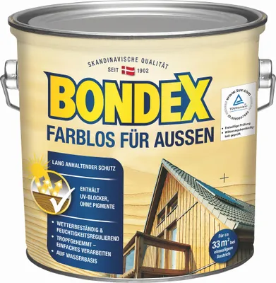 Produktbild von Bondex Farblos für Außen Farblos 2,50 l - 330032