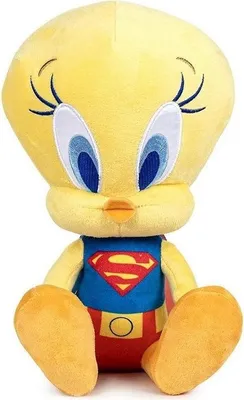 Produktbild von Tweety Plüschtier Looney Tunes Superman 17 cm Superhelden Stofftier
