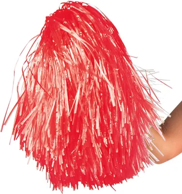 Produktbild von Pompon dla cheerleaderki w kolorze czerwonym