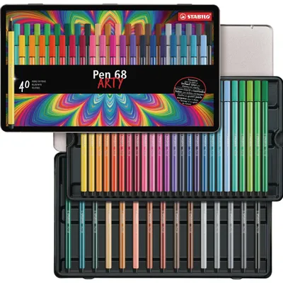 Immagine prodotto di STABILO Pen 68 marcatore Multicolore 40 pz