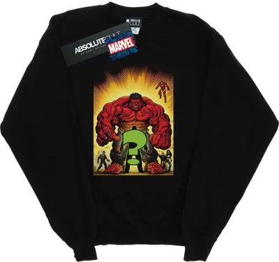 Produktbild von Marvel - "Who Is The" Sweatshirt für Herren BI41158 (3XL) (Schwarz)