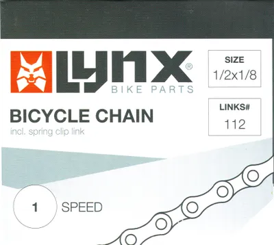 Produktbild von Lynx Fahrrad Kette 1/2x1/8 für Nabenschaltung, Eingang, Fixie 1 Speed 1 fach