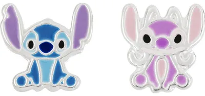 Obrázek produktu pro Náušnice Disney Stitch & Angel ze stříbra