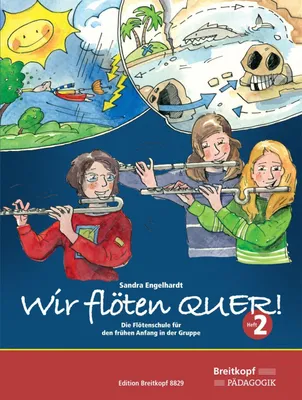 Produktbild von Wir flöten Quer!. Bd.2