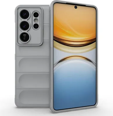 Produktbild von Mobigear Bumpy  Samsung Galaxy S26 Ultra Hülle Flexibles TPU Backcover - Grau