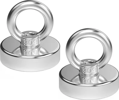 Produktbild von Famanu Neodymium Magnet 100 kg - Durchmesser 48 mm - für Industrie und Wissenschaft