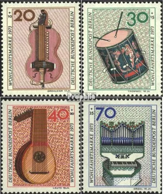 Produktbild von Briefmarken Berlin (West) 1973 Mi 459-462 (kompl.Ausgabe) postfrisch Musikinstrumente