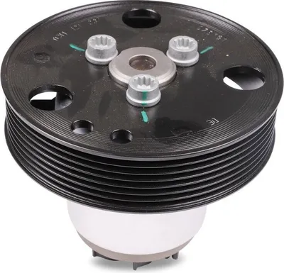 Produktbild von HEPU P693 Kühlmittelpumpe Wasserpumpe mit Keilrippenriemenscheibe für PORSCHE Cayenne (92A)