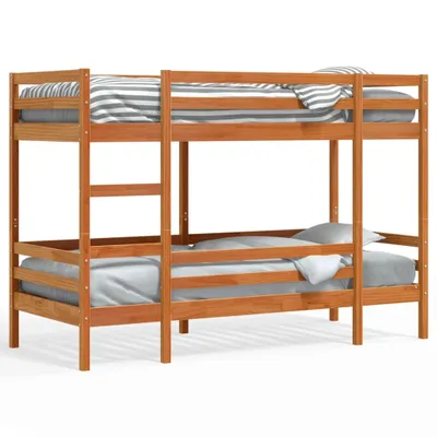 Immagine prodotto di Maison Exclusive - Letto a Castello Marrone Cera 75x190 cm in Legno di Pino
