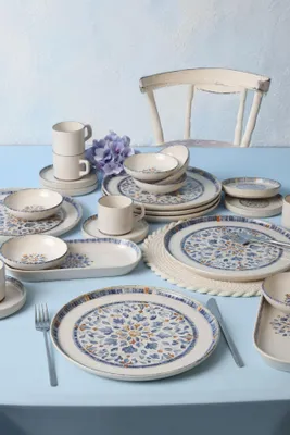 Produktbild von Keramika Geschirrset  - Sapphire - 26 teilig - 6 Personen - Steingut