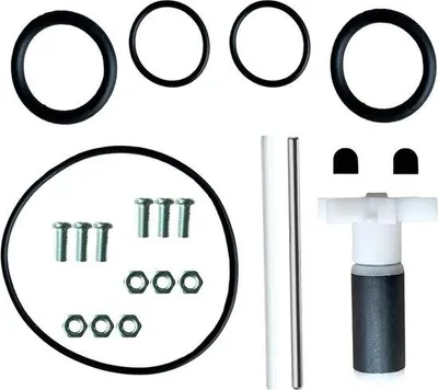 Immagine prodotto di Lay Z Spa SaluSpa Coleman Kit di conversione della tenuta della pompa dell'acqua con girante P4071 58113 E02 - girante, O-ring, albero in ceramica, albero in acciaio inox - nero