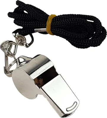 Image de Sifflet d'arbitre amateur Jumadas – Chrome/Câble noir