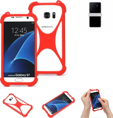Produktbild von K-S-Trade Handy-Hülle kompatibel mit Samsung Galaxy J4 Core Schutz-Hülle Bumper Silikon Schutz Hülle Cover Case Silikoncase Silikonbumper TPU