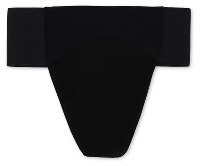Produktbild von Capezio, gefütterter Tanzgürtel aus Baumwolle, Slip-Modell, Schwarz, Größe M