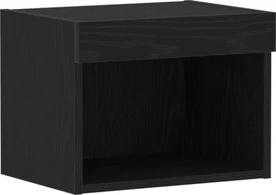 Zdjęcie produktu dla Zestaw szafek RTV vidaXL, 40 x 30 x 30 cm, czarny, imitacja dębu