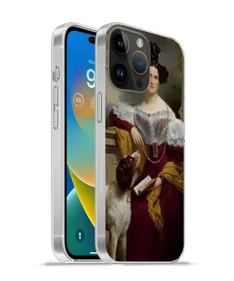 Produktbild von MuchoWow® Handyhülle Schutzhülle Hülle für Apple iPhone 14 Pro Max Porträt von Alida Christina Assink - Gemälde von Jan Adam Kruseman Silikon Softcase Handy Hülle - Hardcover