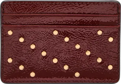 Produktbild von FOSSIL Kartenhalter Steven Card Case Red Mahogany weinrot