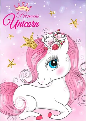 Obrázok produktu pre Ružová detská deka Jednorožec Princess