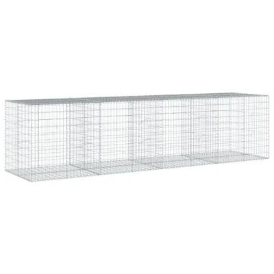 Obrázek produktu pro Gabionový koš s víkem 400 x 100 x 100 cm pozinkované železo
