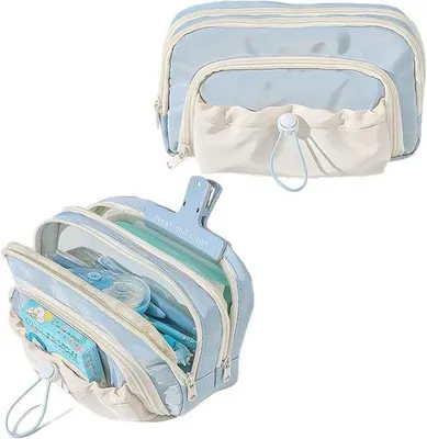 Immagine prodotto di Grande astuccio blu per studenti e adulti