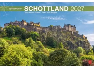 Obrázek produktu pro Kalendář Schottland Globetrotter 2027 – Divoké pobřeží, jezera a hory