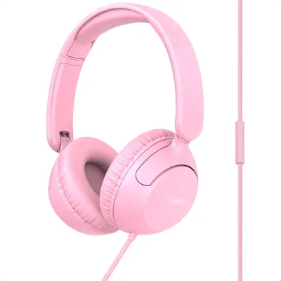 Productafbeelding van imoshion Kinderkoptelefoon met Draad - AUX kabel - Decibelbegrenzer - Candy Pink