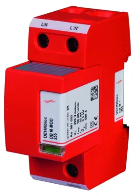 Obrázek produktu pro Bleskojistka DEHNbloc M - Zastavení blesku pro napájení 50kA DB M 1 255