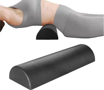 Productafbeelding van Lichaamsroller - Halfroller - Spierherstel - 30 cm - Zwart