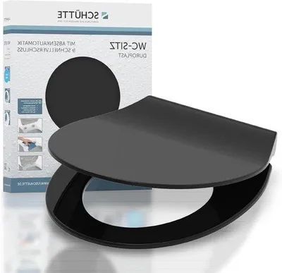Produktbild von Toilettsitz Duroplast Schwarz mit Softclose Mechanismus