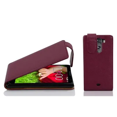 Immagine prodotto di Cadorabo custodia protettiva per LG G2 MINI custodia in viola flip case custodia del telefono cellulare copertura in Similcuoio