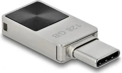Produktbild von DELOCK Mini USB 3.2Gen1 USB-C Speicherstick 128GB Metallgeh.