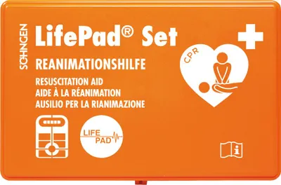Produktbild von Söhngen LifePad-Box inkl. Reanimationshilfe Hilfsprodukt für Erstehelfer