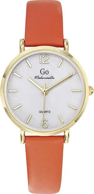 Immagine prodotto di Girl Only Ladies Leather Strap Watch Mademoiselle Orange Orologio al quarzo analogico UGO699615