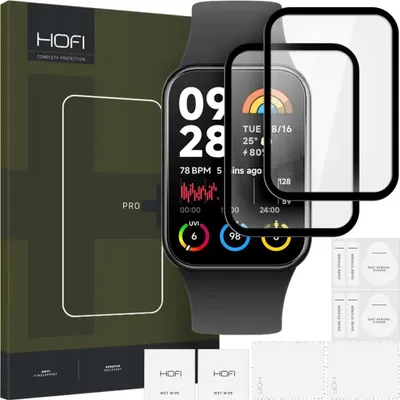 Obrázok produktu pre Hybridné Sklo Hofi Hybrid Pro+ 2 Balenie Xiaomi Smart Band 8 Pro Čierna
