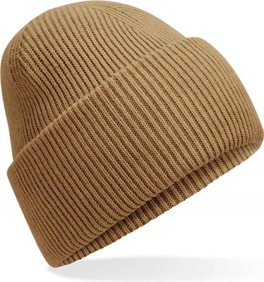 Produktbild von Beechfield B385R | Classic Engineered Deep Cuffed Beanie - Farbe: Biscuit - Größe: One Size