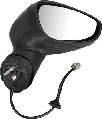 Zdjęcie produktu dla Lusterko wsteczne po prawej stronie kierowcy z kierunkowskazem pasuje do Forda Fiesta MK7 2008-2012
