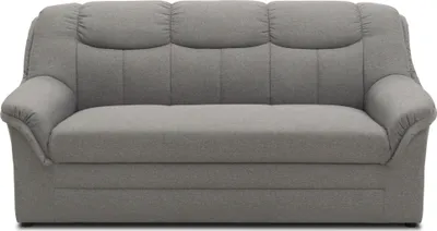 Produktbild von DOMO Collection Sofa Berlin FK, 3 Sitzer Couch mit Federkernpolsterung, 3er Couchgarnitur 178 x 90 x 89 cm (BxTxH), hellgrau