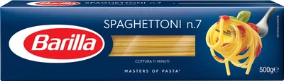 Produktbild von Barilla Hartweizen Pasta Spaghettoni n. 7, 24er Pack (24 x 500 g)