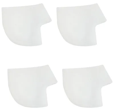 Imagen del producto de 2 pares de plantillas de silicona transpirables para el talón – Almohadillas de gel para el talón antiampollas