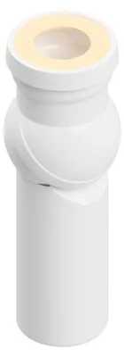 Obrázok produktu pre Dopojenie k WC – nastaviteľné koleno 0-90°