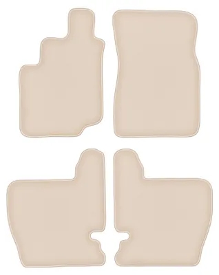 Produktbild von DURBAN Beige Velours-Fußmatten-Set für Daewoo Musso SUV (1993-2005)