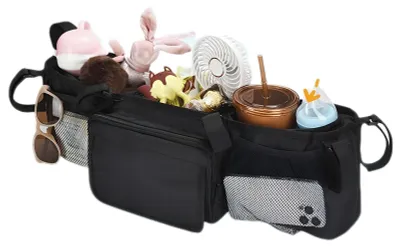 Productafbeelding van Ruime Organizer voor Kinderwagen met 3 Vakken