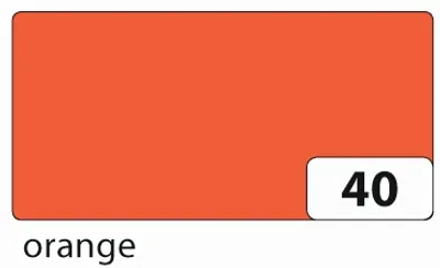 Produktbild von Folia 6740E Tonpapier - 50 x 70 cm, orange