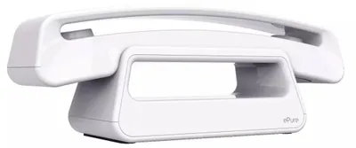 Image de Téléphone sans fil blanc - Alcatel - EPUREICONICBLANC - epure iconic