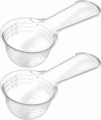 Produktbild von Novaliv 2x Messlöffel 30g robuster Kunststoff Germany präzise Dosierung von Pulvern und Flüssigkeiten für Küche Fitness Haushalt Perfekt für Tee Pulver Waschpulver Scoop Dosierhilfe